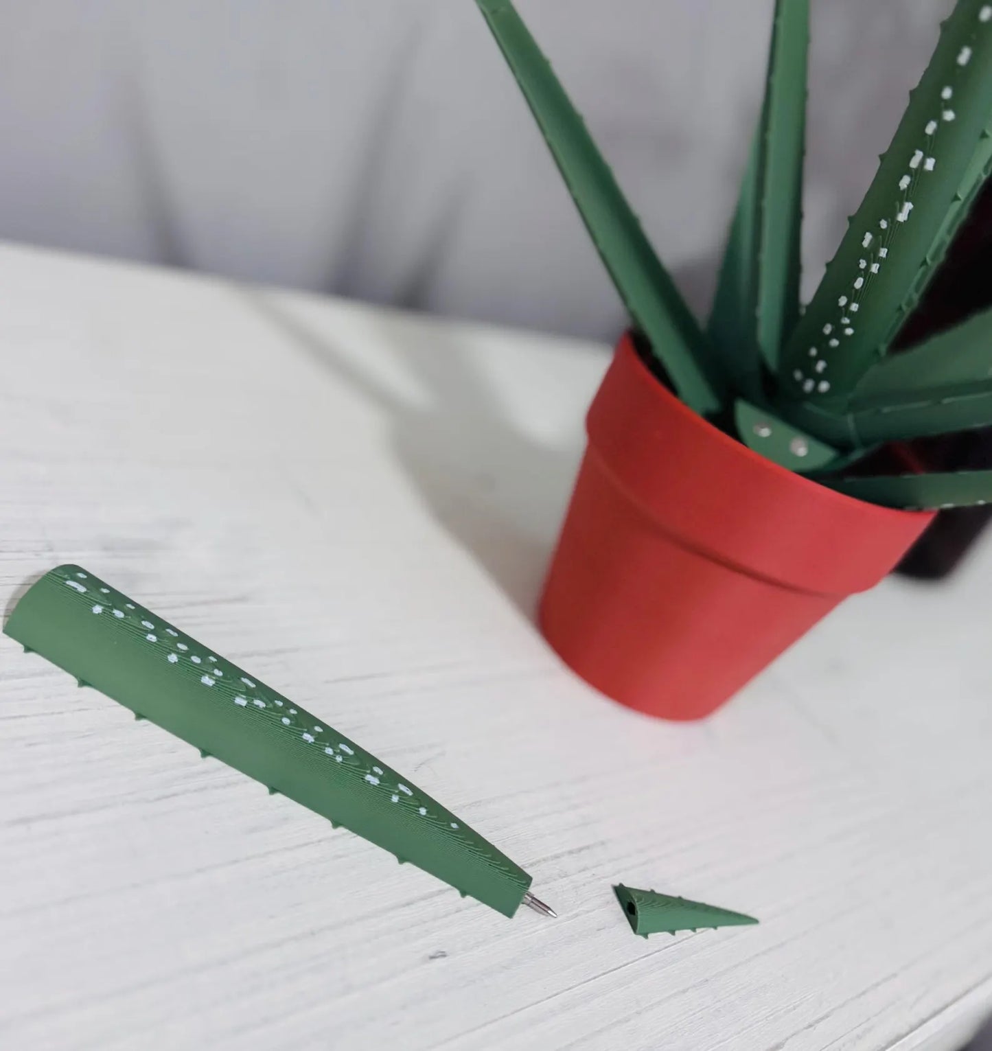 Aloe Vera Pen Plant: 3D Printed Functional Aloe Vera