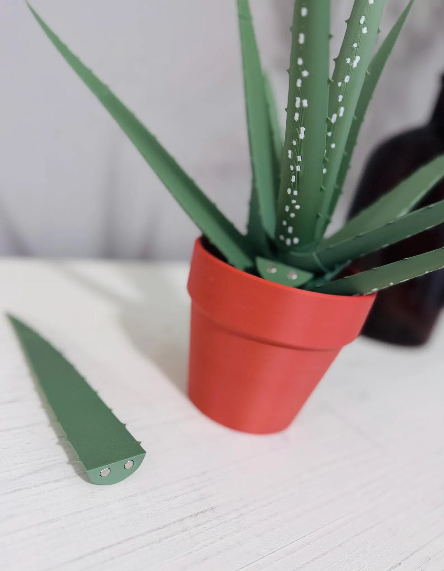 Aloe Vera Pen Plant: 3D Printed Functional Aloe Vera