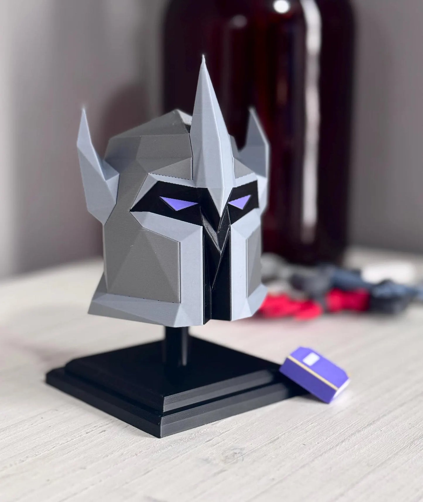 OSRS Torva Full Helm Display – 3D Printed RuneScape Desk Decor