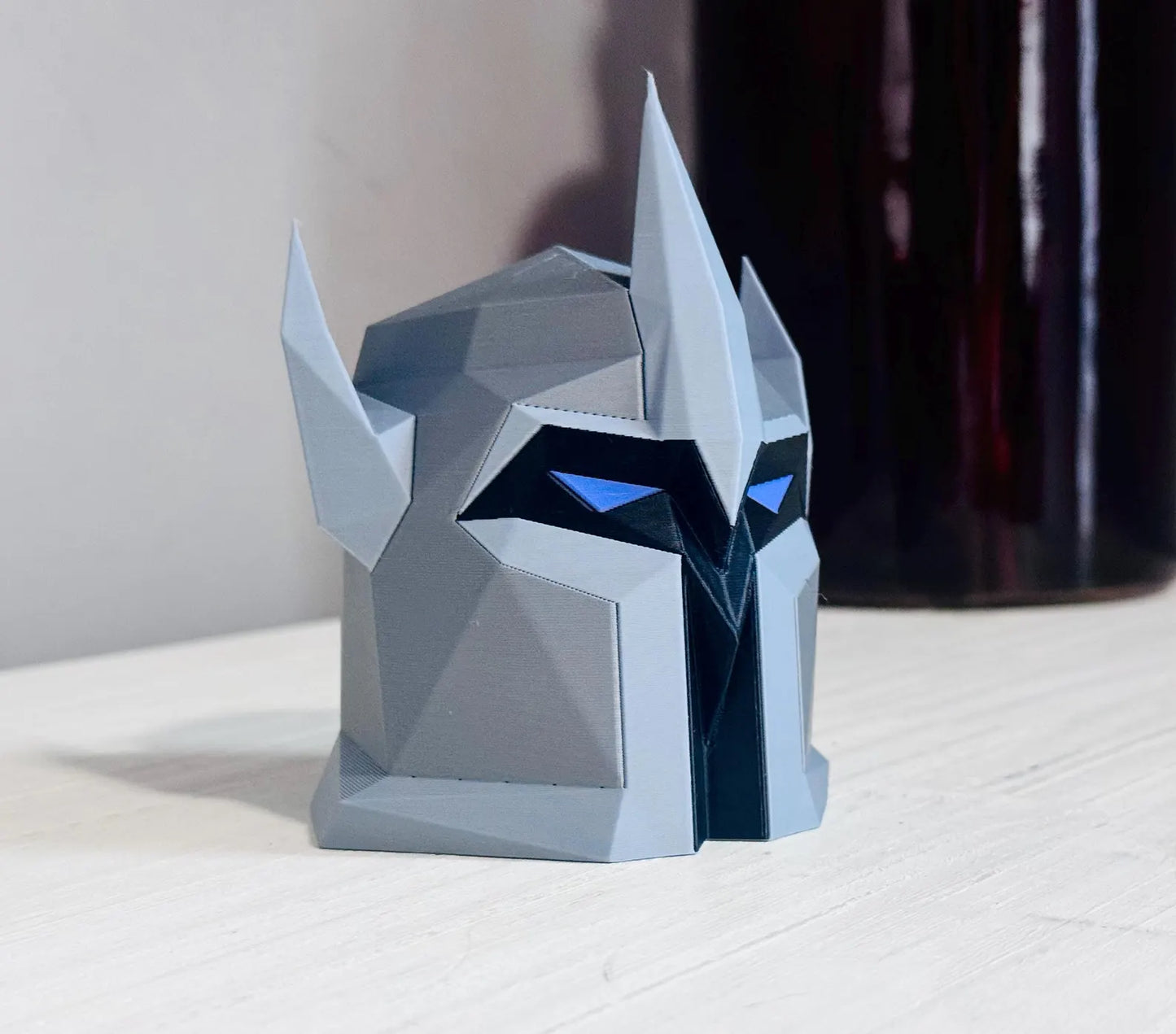 OSRS Torva Full Helm Display – 3D Printed RuneScape Desk Decor
