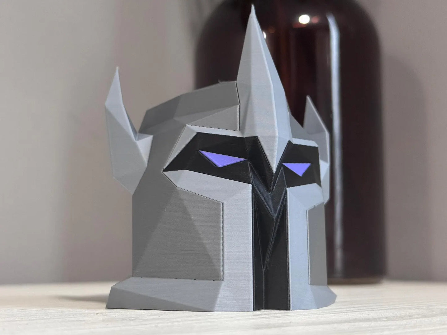 OSRS Torva Full Helm Display – 3D Printed RuneScape Desk Decor