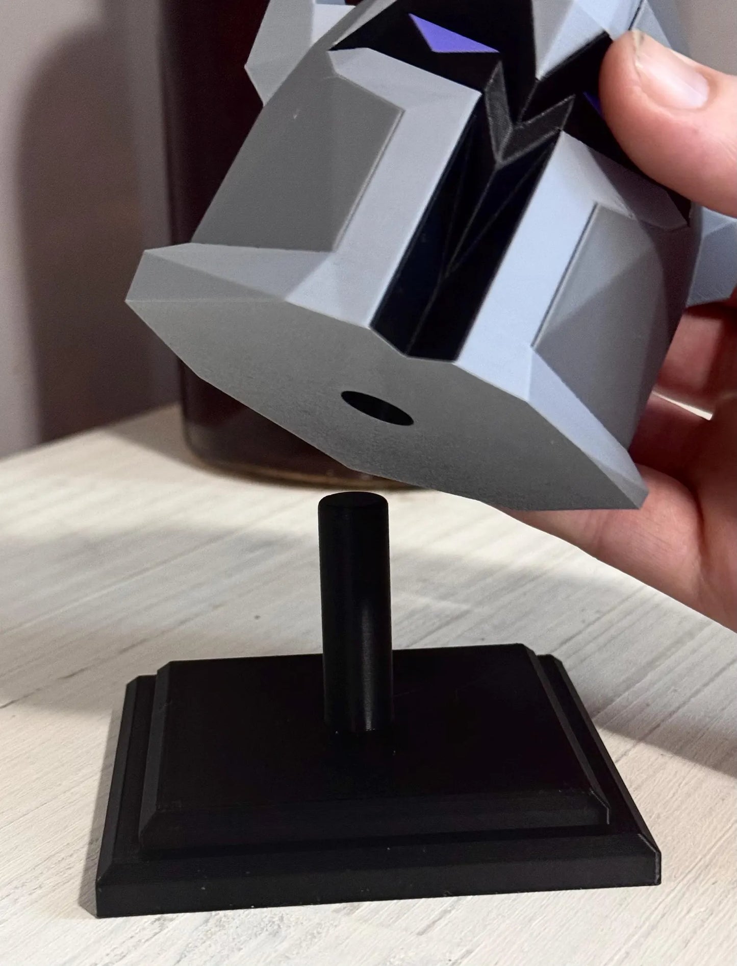 OSRS Torva Full Helm Display – 3D Printed RuneScape Desk Decor