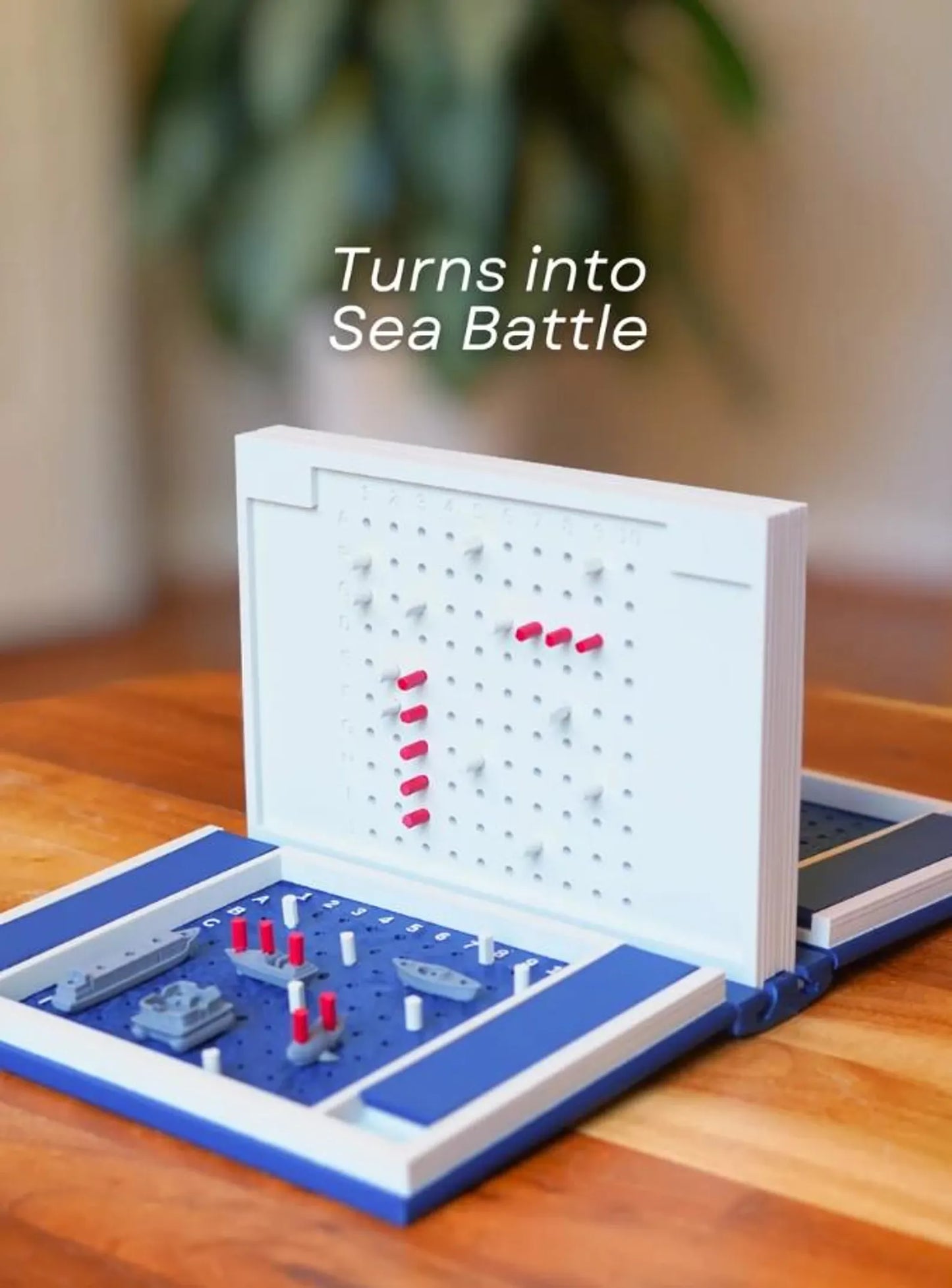 PlayBook’d Sea Battle – 3D Printed Book Game – Forgecore Design