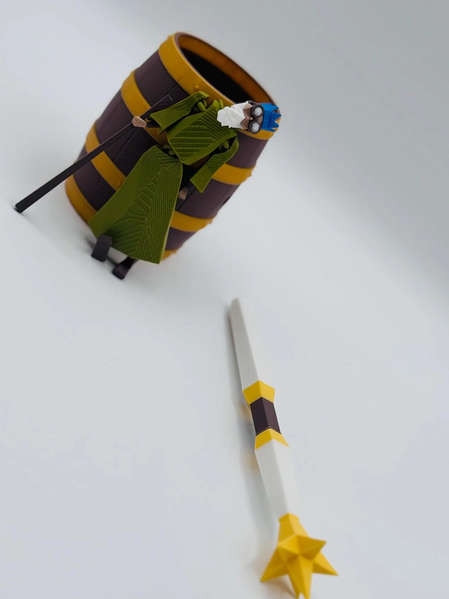 OSRS Wise Old Man Figure – 3D Printed Articulated RuneScape Desk Toy