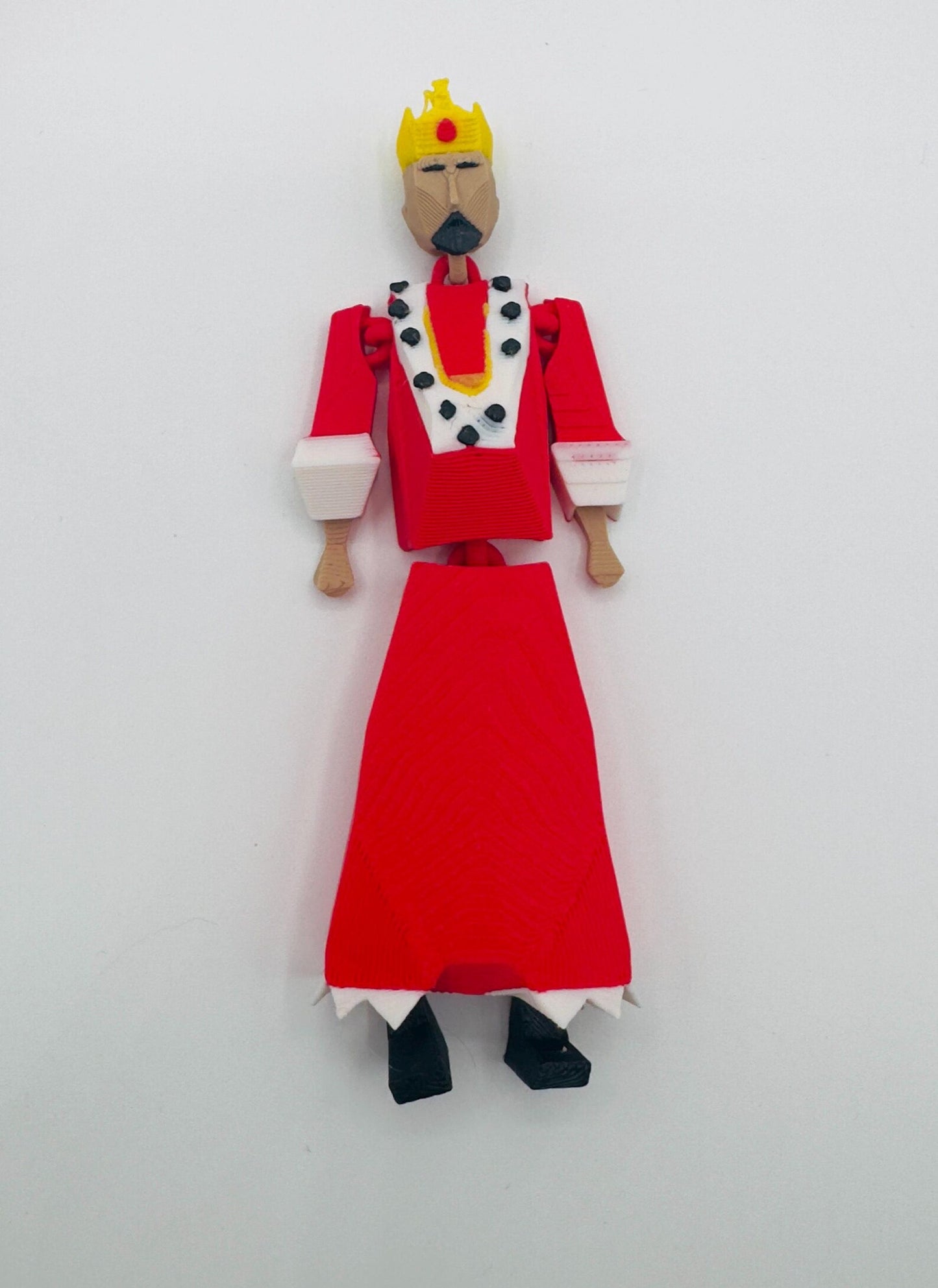 OSRS Articulated Figure | Old School RuneScape Wiggle Desk Toy | King Roald