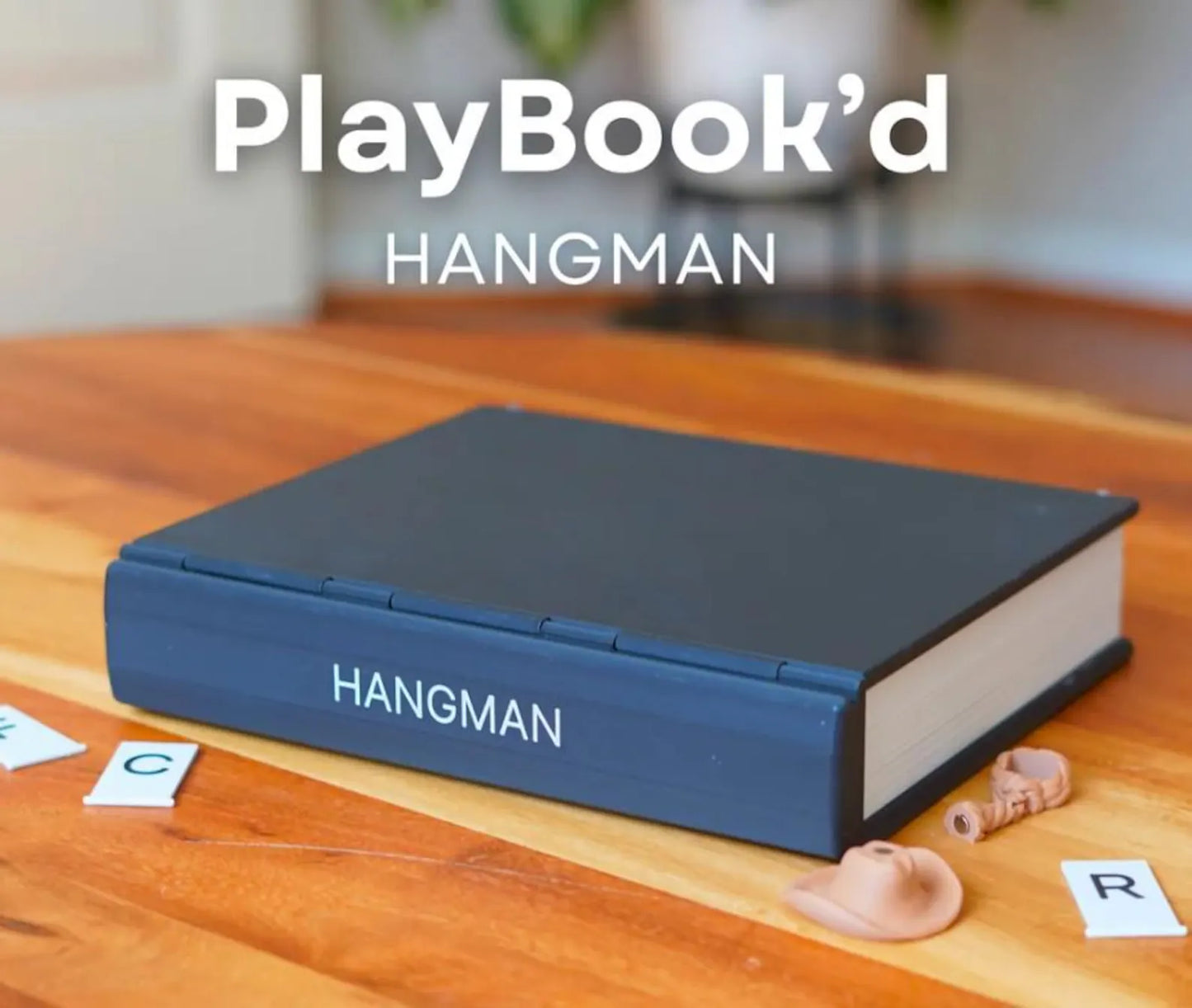 PlayBook’d Hangman - 3D Printed Book Game - Forgecore Design