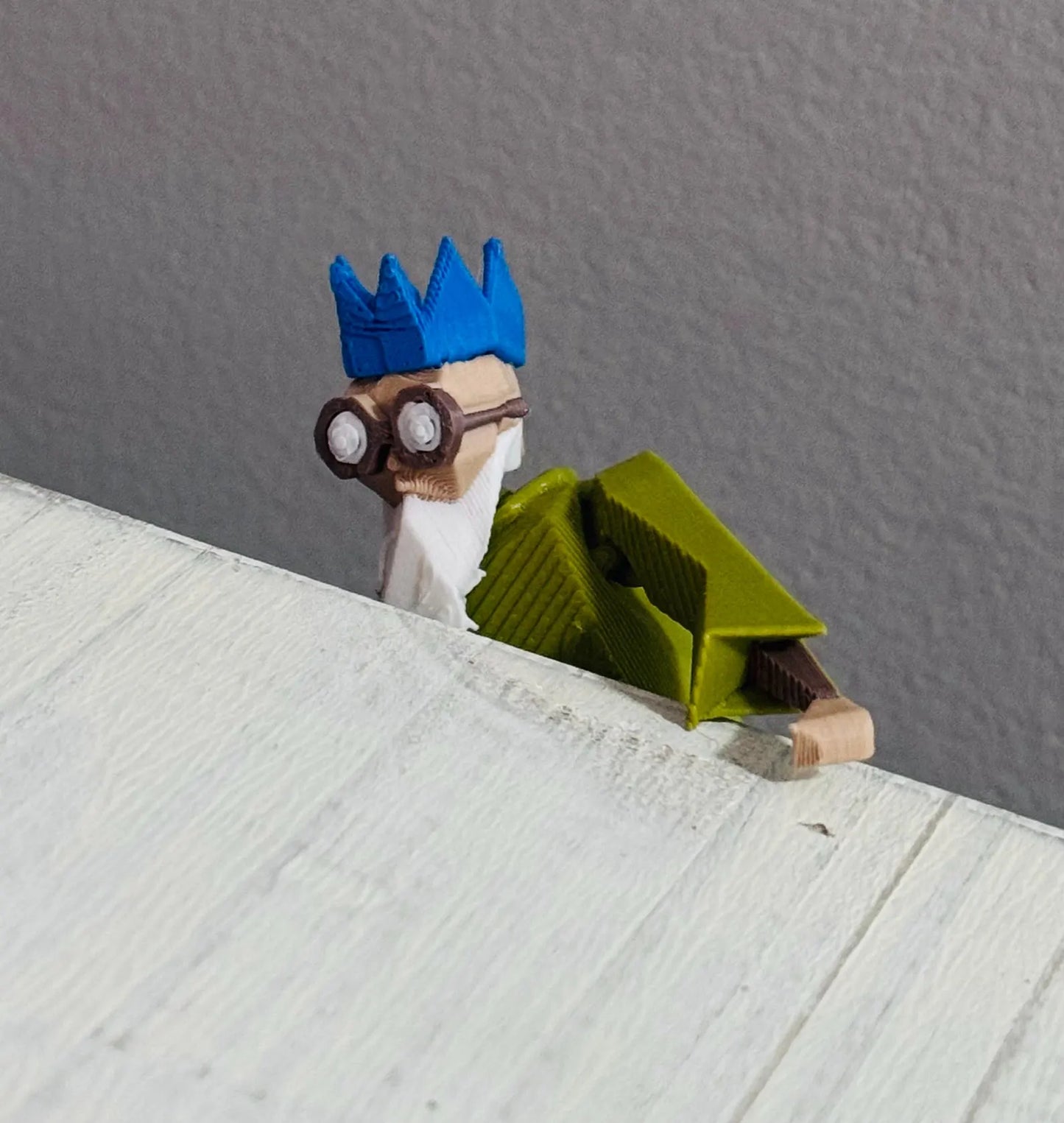 OSRS Wise Old Man Figure – 3D Printed Articulated RuneScape Desk Toy