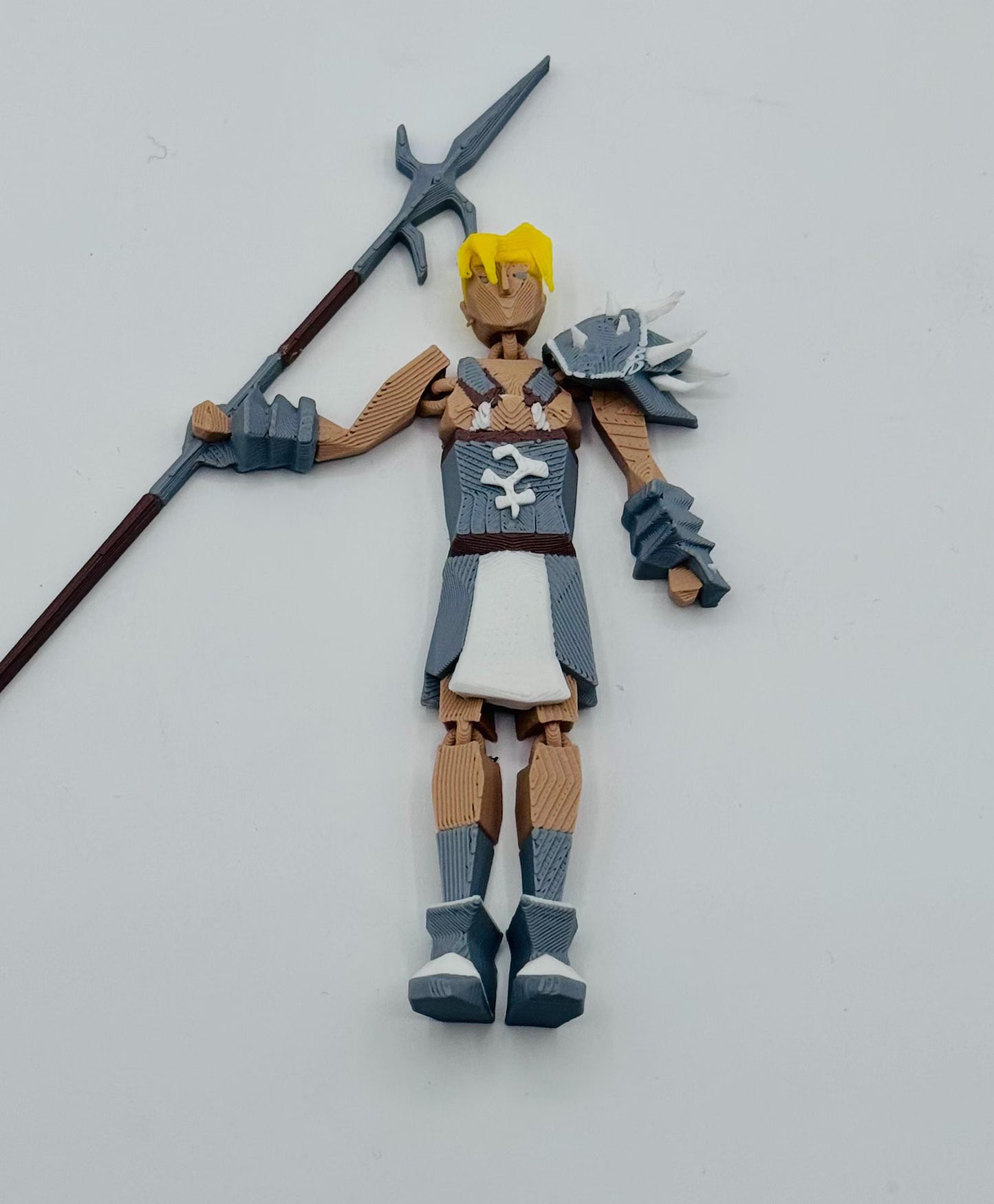 OSRS Steve Figure – 3D Printed Articulated RuneScape Wiggly Desk Toy