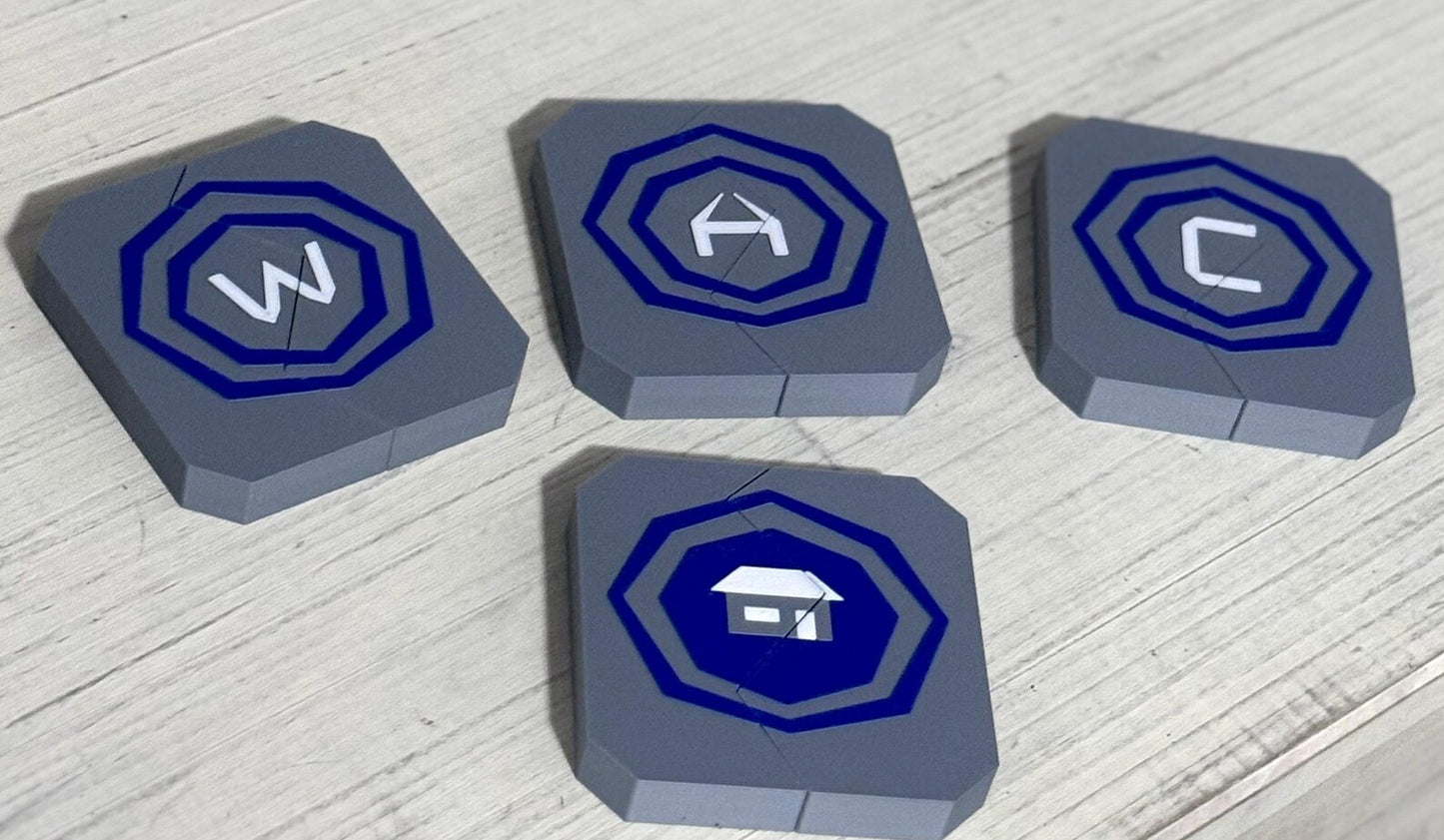 3D Printed OSRS Breakable Teleport Tab Set